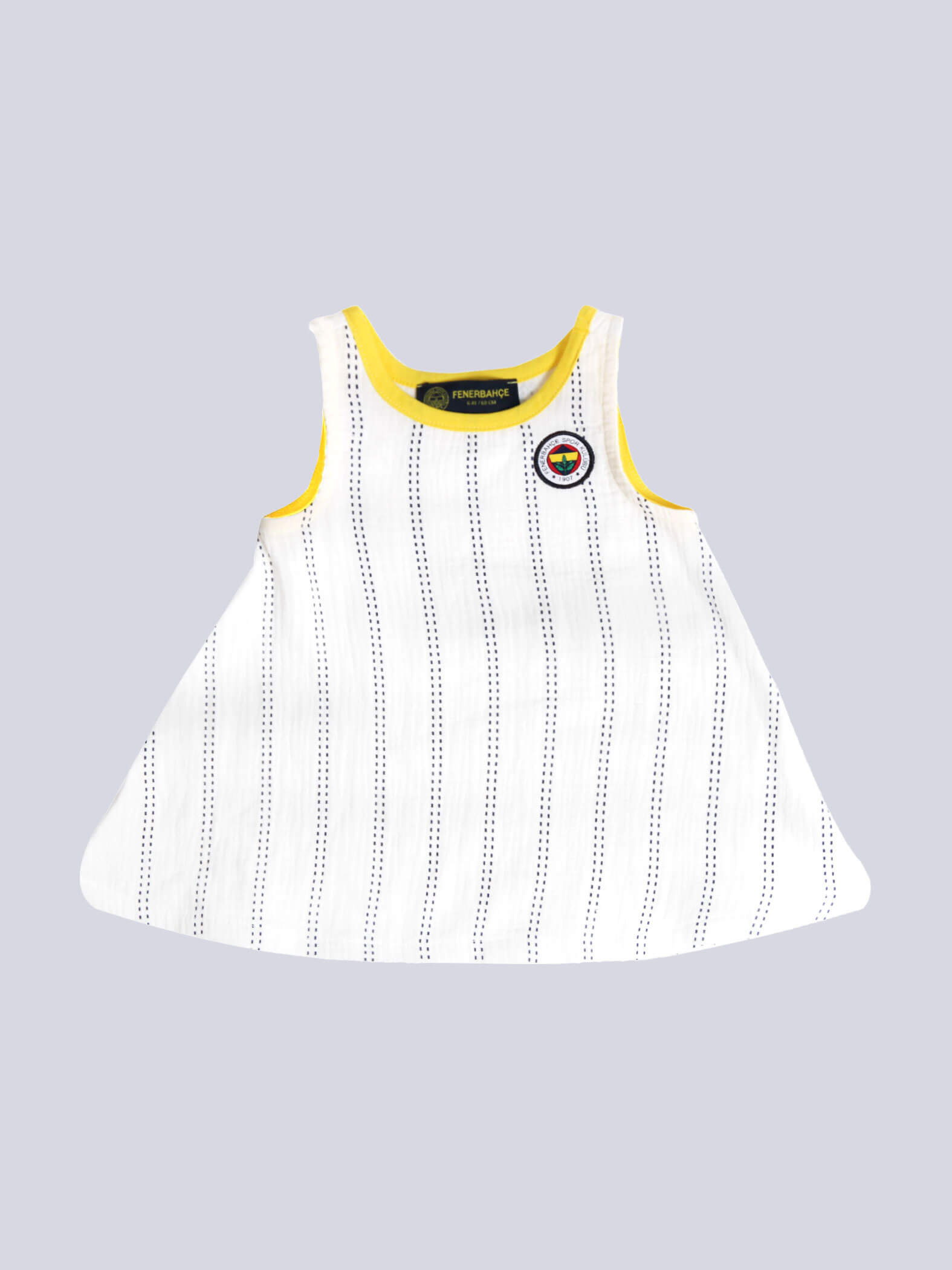 Fenerbahçe Beyaz Bebek Elbise