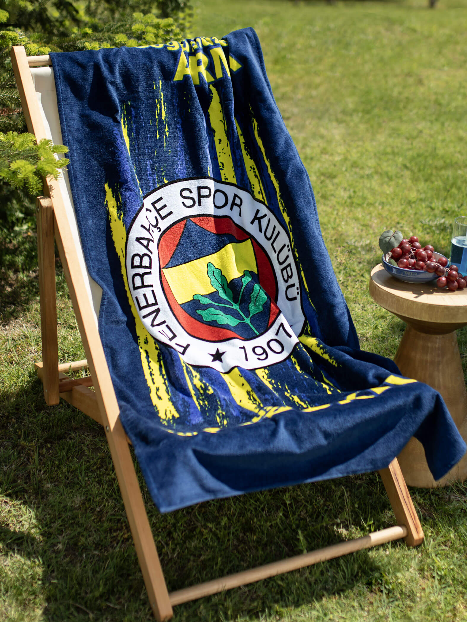 Fenerbahçe Çubuklu Plaj Havlusu