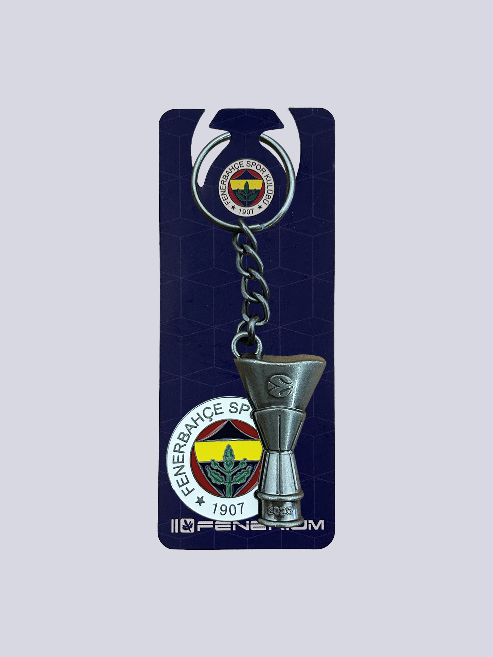 Fenerbahçe 24/25 EuroLeague Basketbol Şampiyonluk Kupa Anahtarlık _1