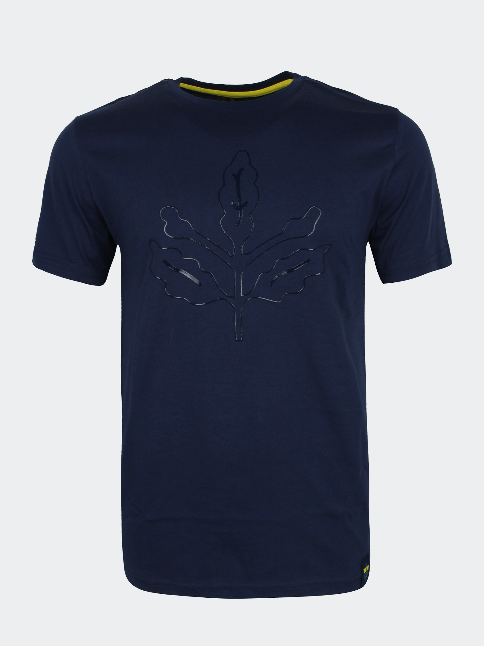 Erkek Lacivert Tribün Palamut Jel Baskılı Tshirt