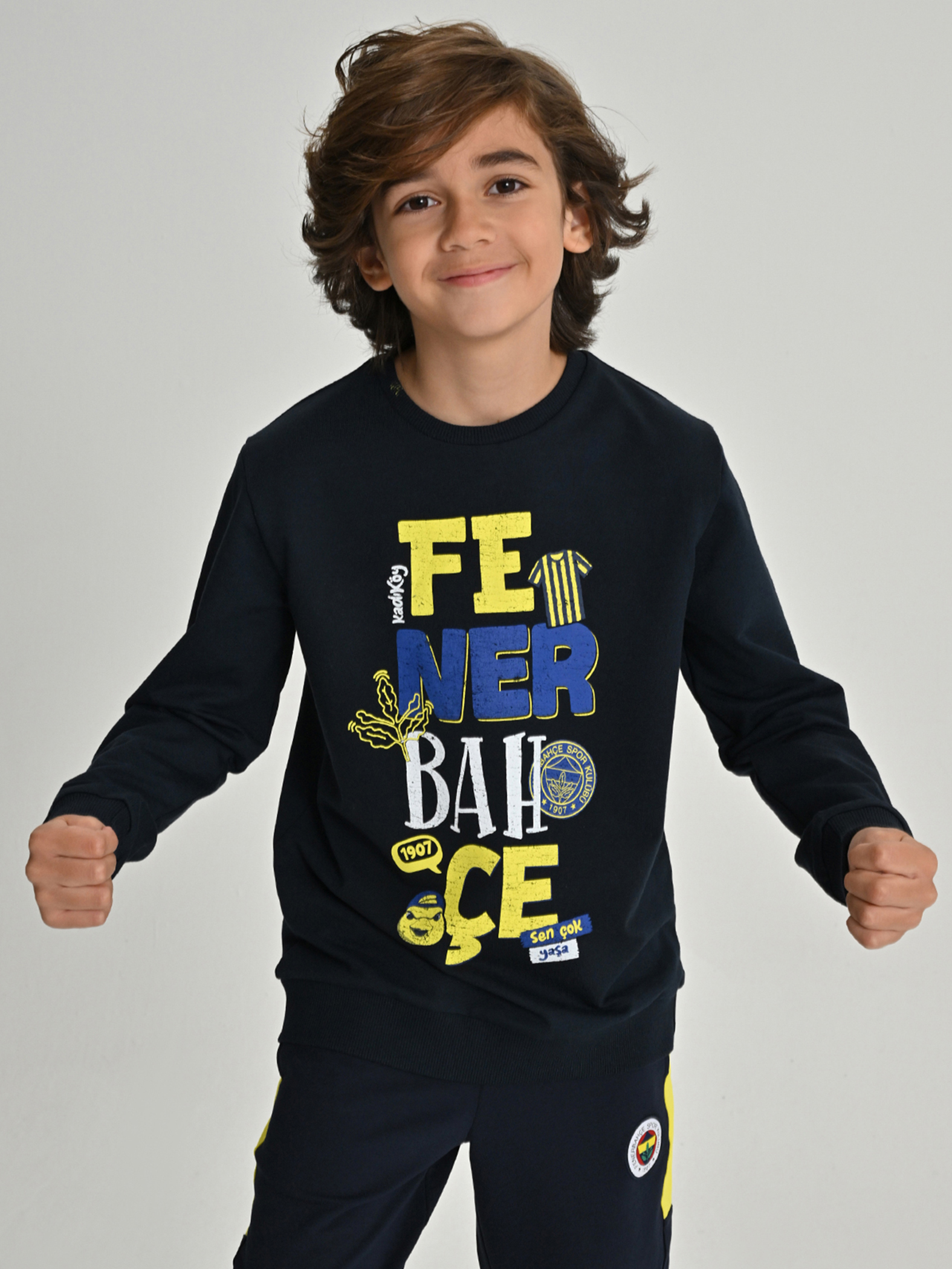 Fenerbahçe Lacivert Tribün FB Çocuk Sweatshirt
