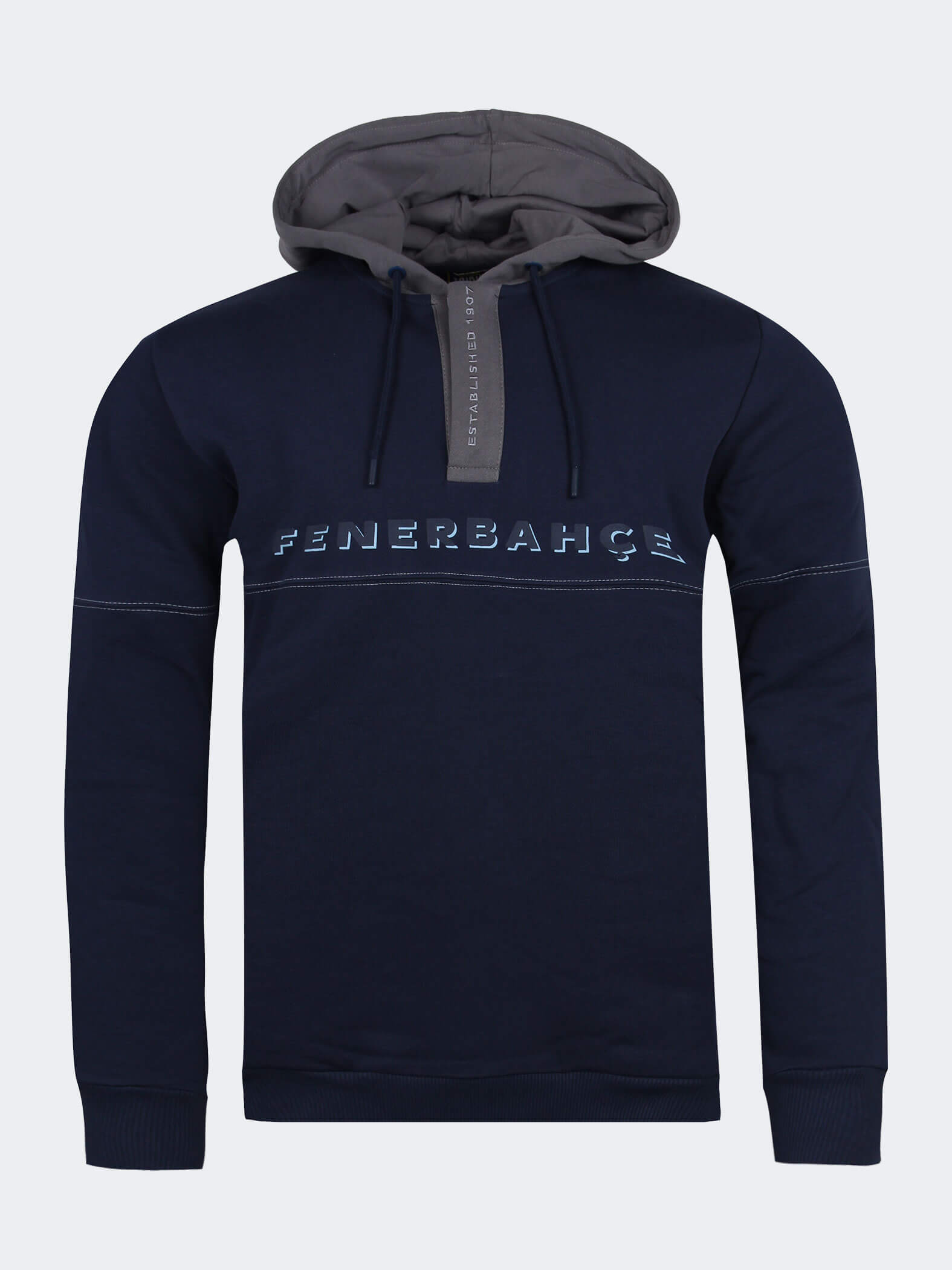 Erkek Midnight Blue Tribün Kontrast Sweatshirt