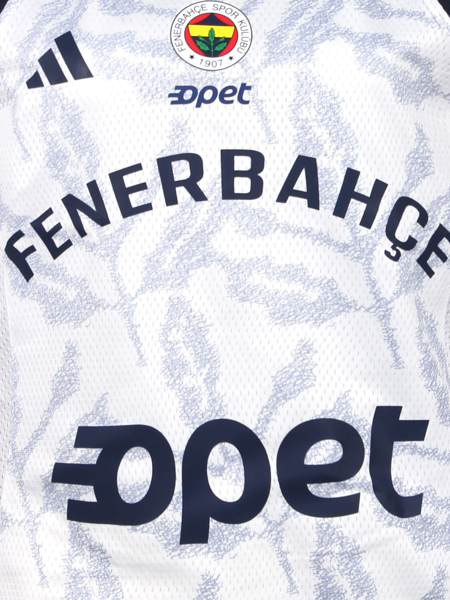 Fenerbahçe Opet 24/25 Adidas Beyaz Kadın Basketbol Forma_3