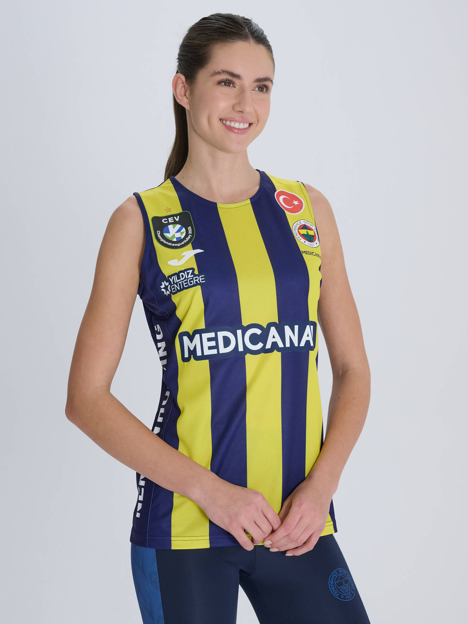 Fenerbahçe Medicana 24/25 Çubuklu Kadın Voleybol Forma_1