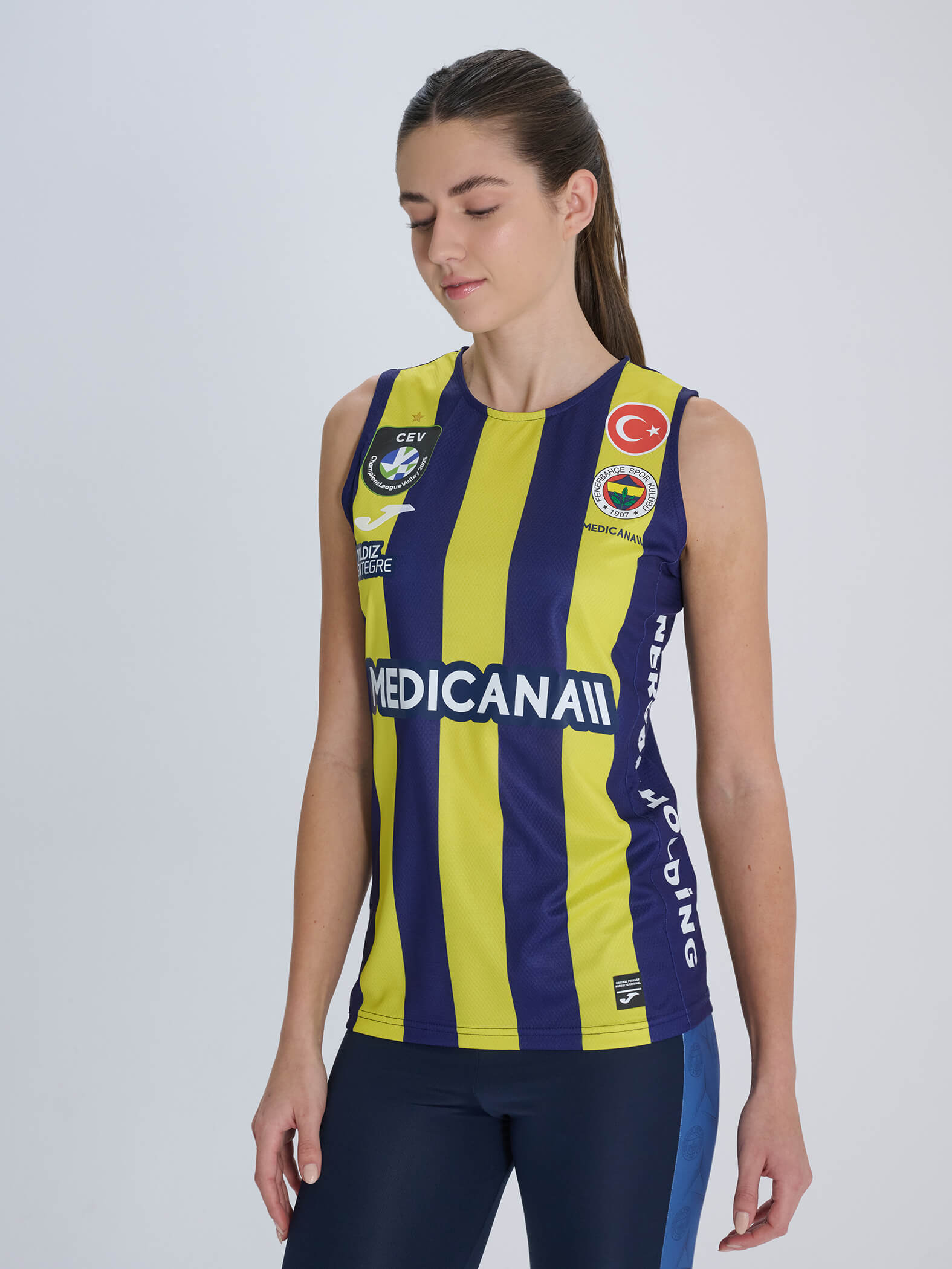 Fenerbahçe Medicana 24/25 Çubuklu Kadın Voleybol Forma_2