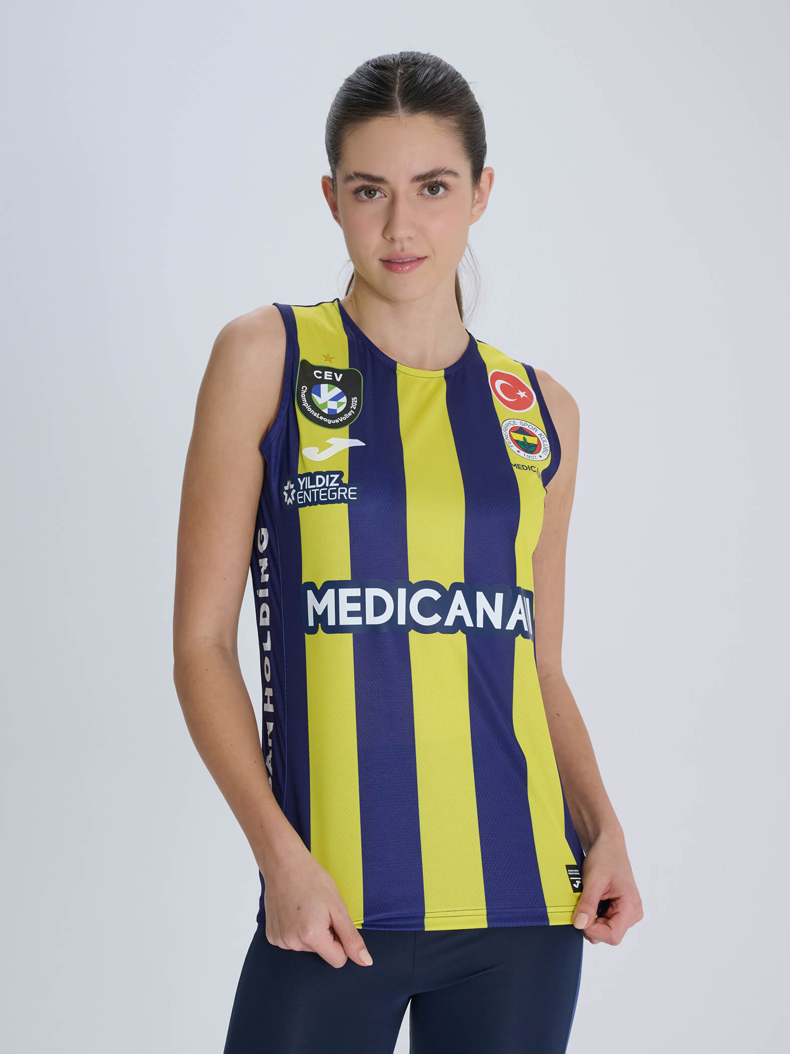 Fenerbahçe Medicana 24/25 Çubuklu Kadın Voleybol Forma_3