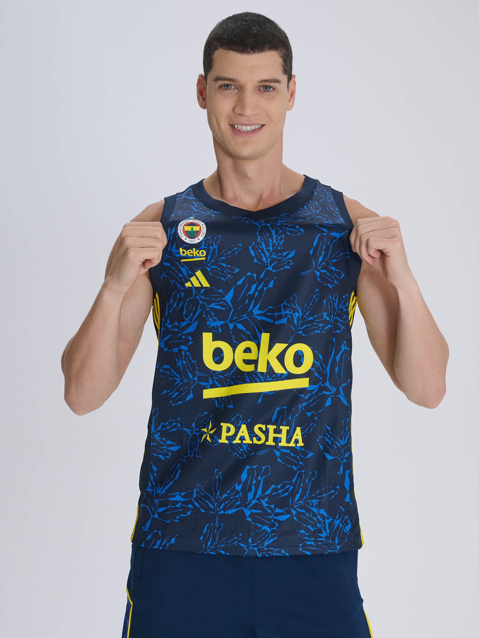 Fenerbahçe 24/25 Adidas Basketbol Erkek Lacivert Forma_1